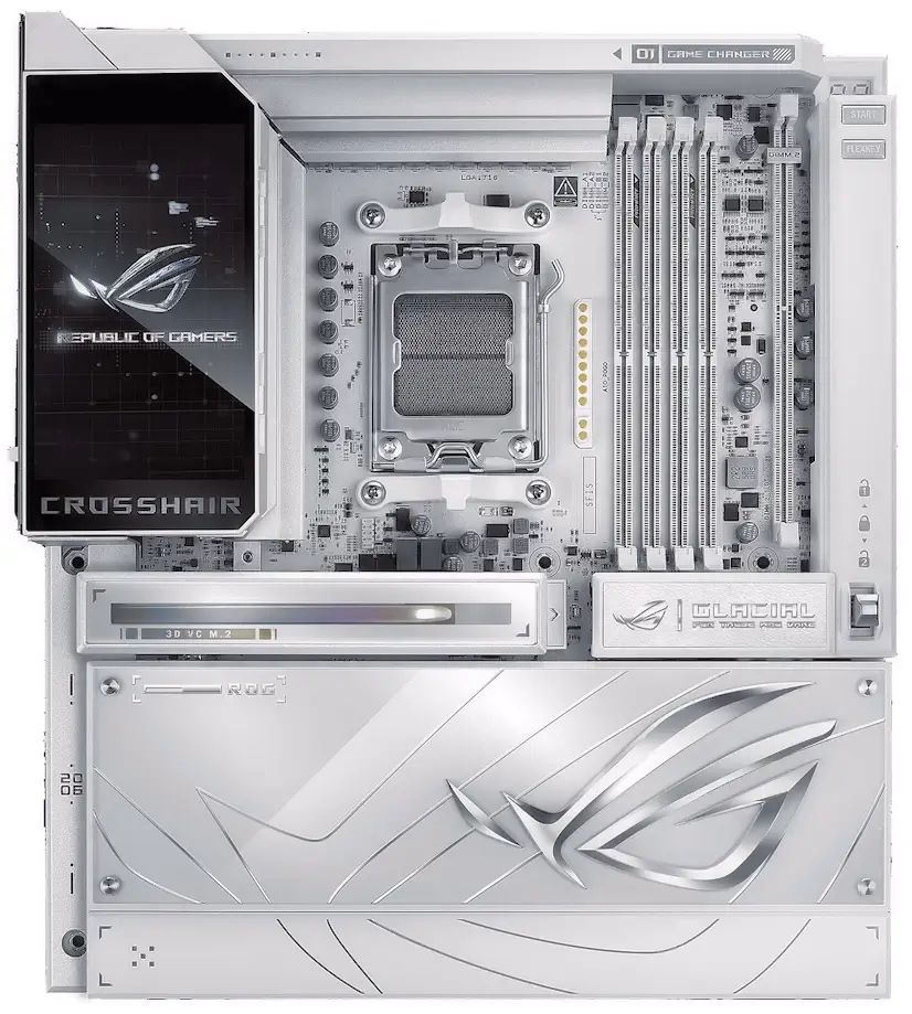 El Molar PC - Montaje Placa Base ASUS ROG CROSSHAIR X870E GLACIAL El Molar